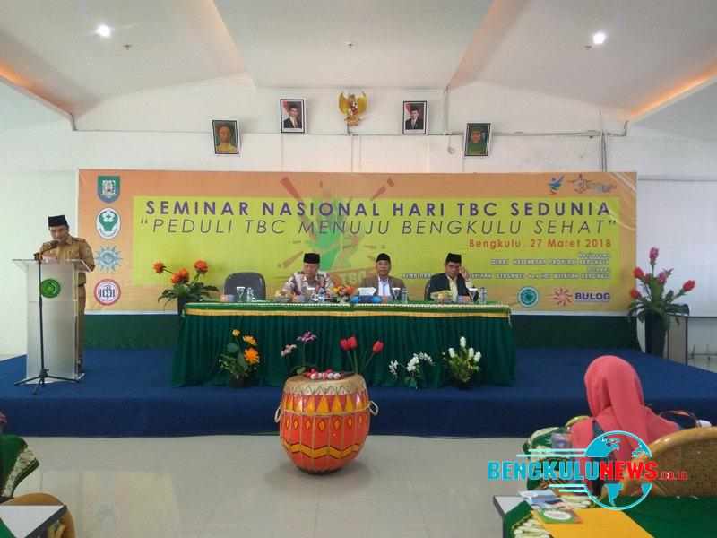 Seminar Nasional hari Tuberkulosis (TBC) sedunia yang bertemakan "Peduli TBC Menuju Bengkulu Sehat"