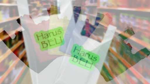 Kantong Plastik di Pusat Perbelanjaan Tidak Lagi Gratis