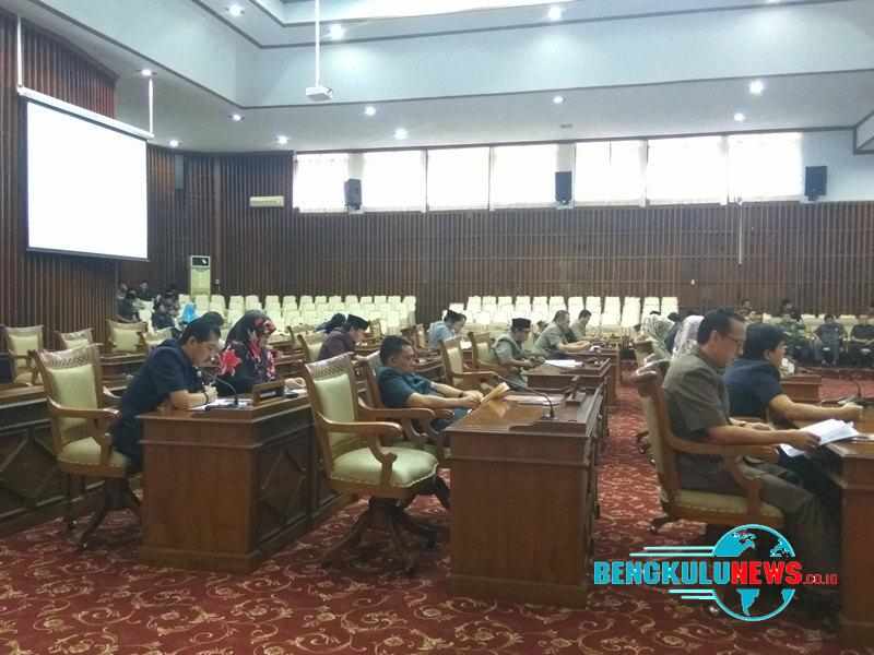 Paripurna Masa Sidang ke VII DPRD Provinsi Bengkulu