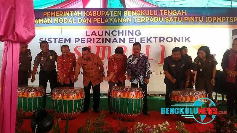 Launching Sistem Perizinan Elektronik (SIMPEL) Kabupaten Bengkulu Tengah