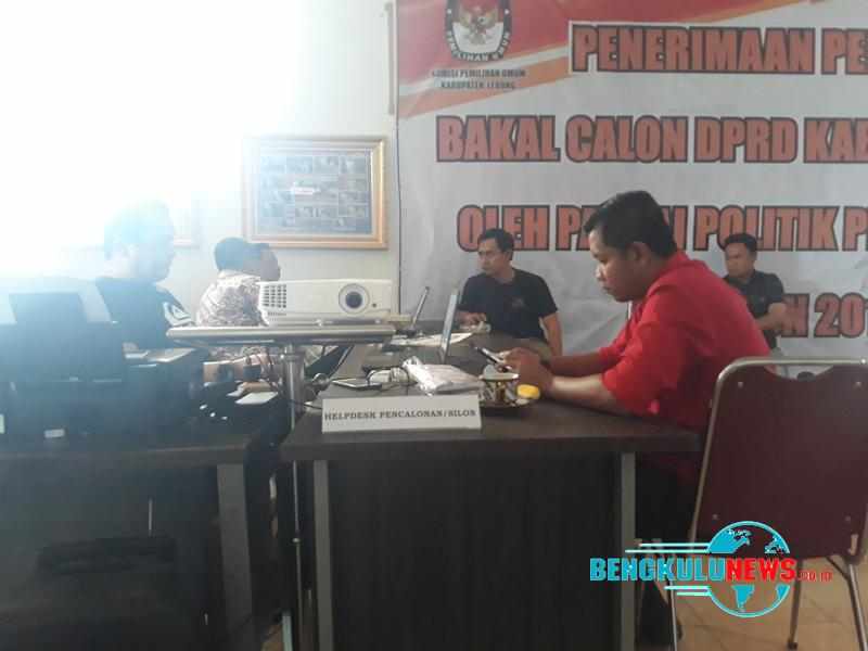 Pendaftar Caleg Lebong Masih Kosong