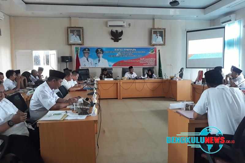 Rapat pimpinan tim evaluasi dan pengawasan realisasi anggaran semester 1 tahun anggaran 2018, Lebong