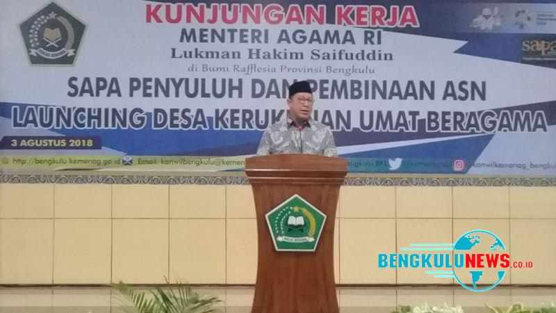 Menteri Agama RI, Lukman Hakim Syaifuddin