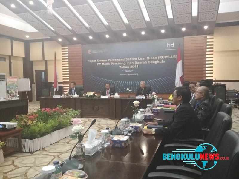 Rapat Umum Bank Bengkulu, Bahas Pelepasan Saham Seri B