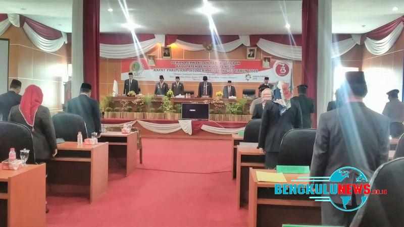 DPRD Benteng Rapat Paripurna Mendengarkan Pidato Presiden