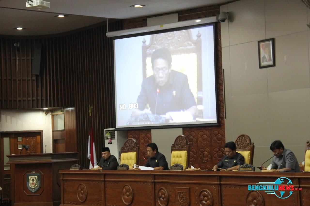Pandangan Umum Fraksi-Fraksi Terhadap Rancangan Perubahan APBD Provinsi Bengkulu TA 2018