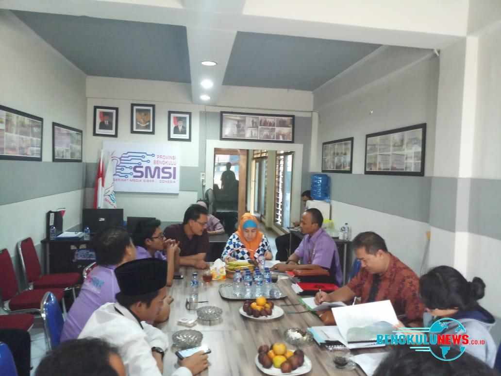 Dewan Pers Vertual Kepengurusan SMSI dan 13 Media Siber Bengkulu