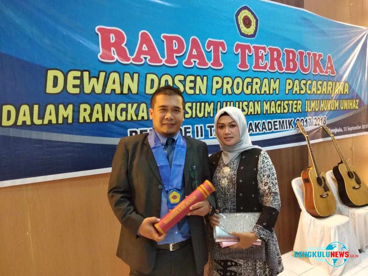Puluhan Mahasiswa Hukum Unihaz Diyudisium, Ini Pesan Rektor pada Alumnus