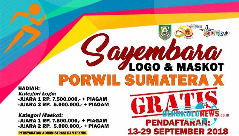 Yuk Ikut Sayembara Logo dan Maskot Porwil Sumatera X, Ini Syaratnya