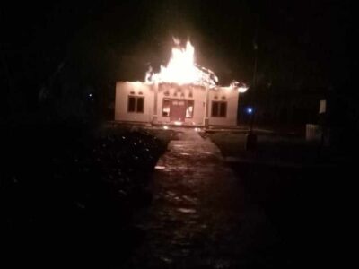 Kantor Desa Lubuk Langan Ludes Terbakar