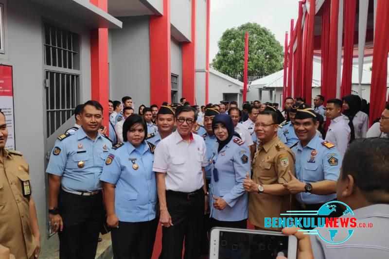 Menteri Hukum dan Ham, Resmikan Lapas Perempuan di Bengkulu