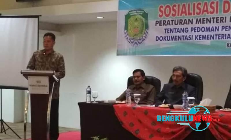 Kominfo Benteng Gelar Sosialisasikan dan Bimtek Informasi Publik