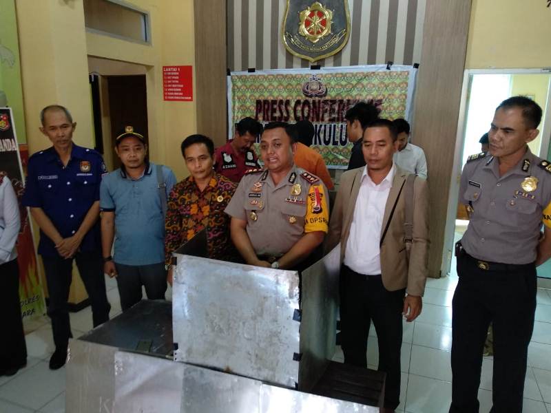 Pres rilis pengungkapan kasus hilangnya bilik suara KPU Bengkulu Utara