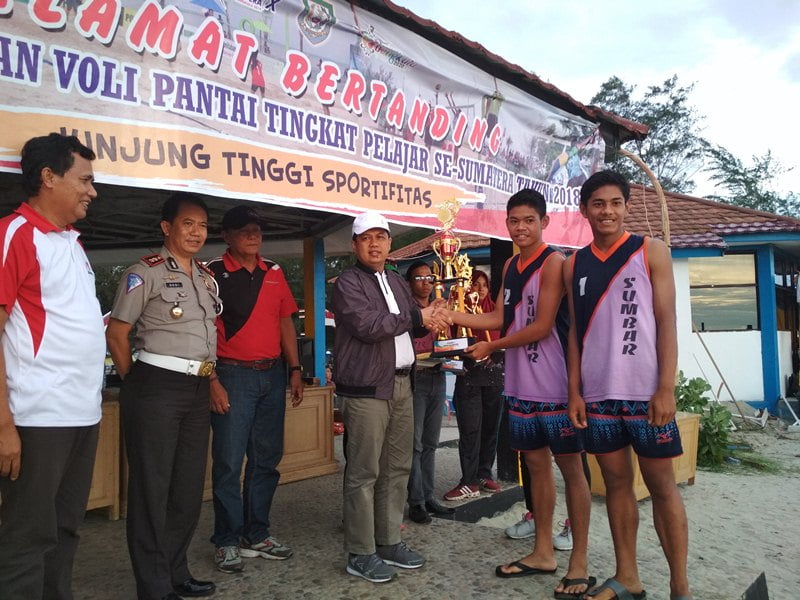 Kejuaraan Voli Pantai se-Sumatera Resmi Ditutup, Ini Juaranya