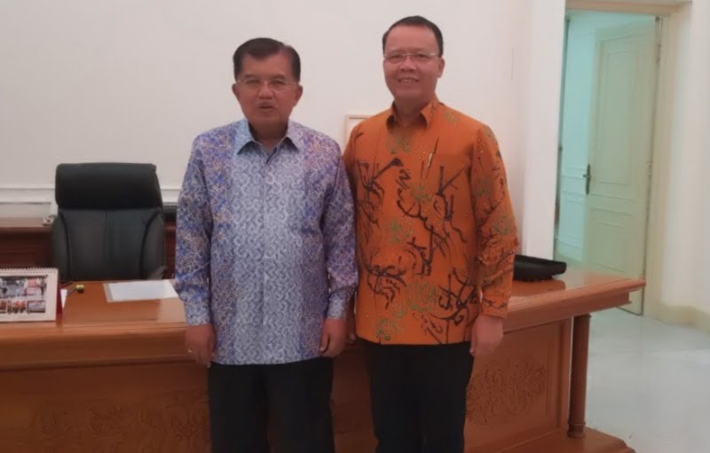 Rohidin Mersyah Temui Wapres Jusuf Kalla