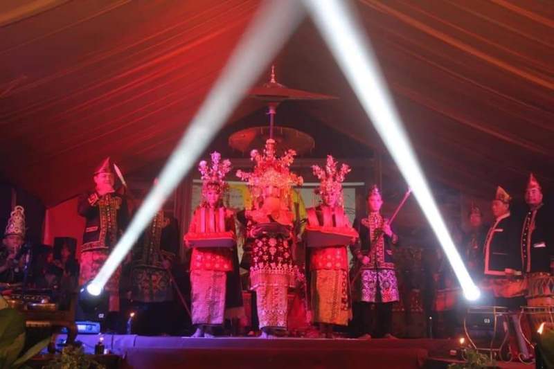 Tarian asli Rejang menghiasi malam puncak Pasar Betaboer ke 5 di Anjungan Daerah Bengkulu