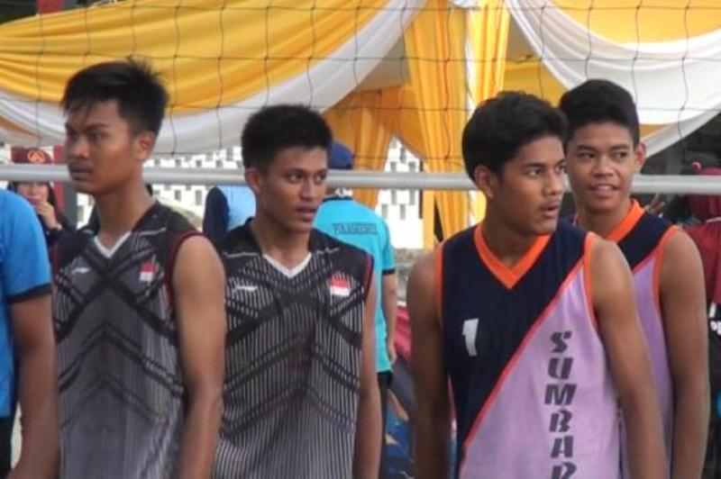 Final Voli Pantai Tingkat Pelajar, Tanah Datar Sumbar dan SMKO Juara