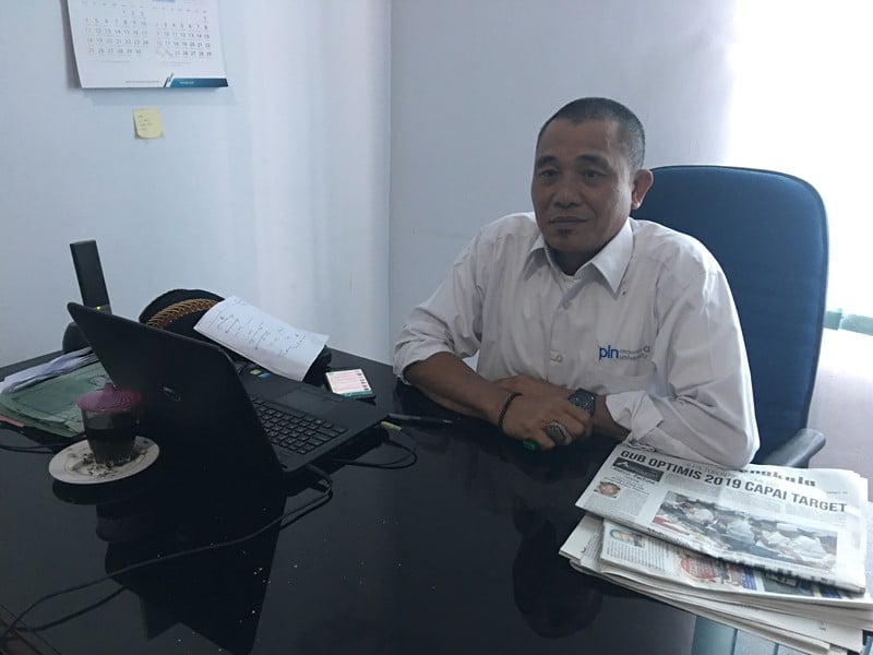 Manajer PT PLN Rayon Curup, Khaidir Nasir