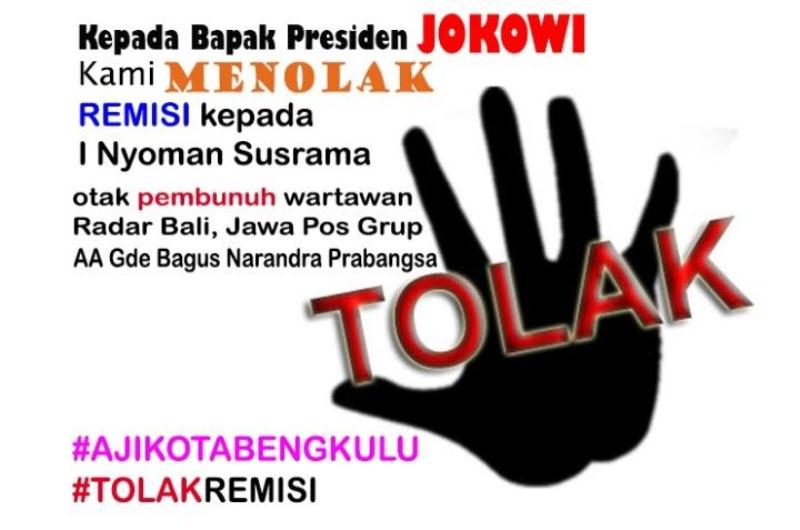 AJI Kecam Remisi Terpidana Pembunuhan Jurnalis