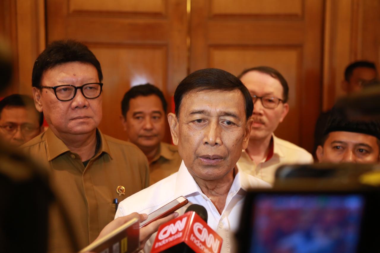 Menteri Koordinator Bidang Politik, Hukum, dan Keamanan (Menko Polhukam) Wiranto