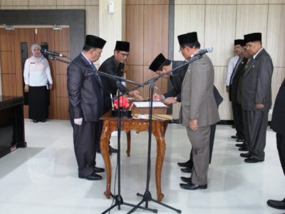 Laksanakan Hasil Assessment, Pemprov Gelar Mutasi Jabatan