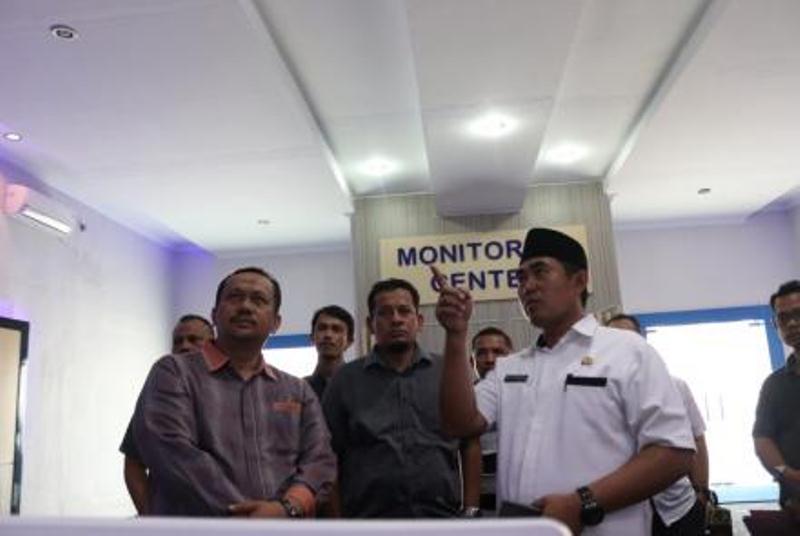 Komisi I DPRD Kota Bengkulu Tinjau Aktifitas Monitoring Diskominfo