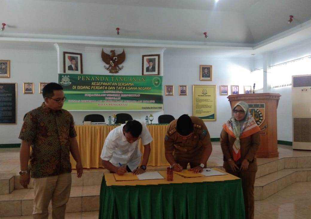 Hindari Kerugian Negara, PUPR Kota Bengkulu Mou dengan Kejari