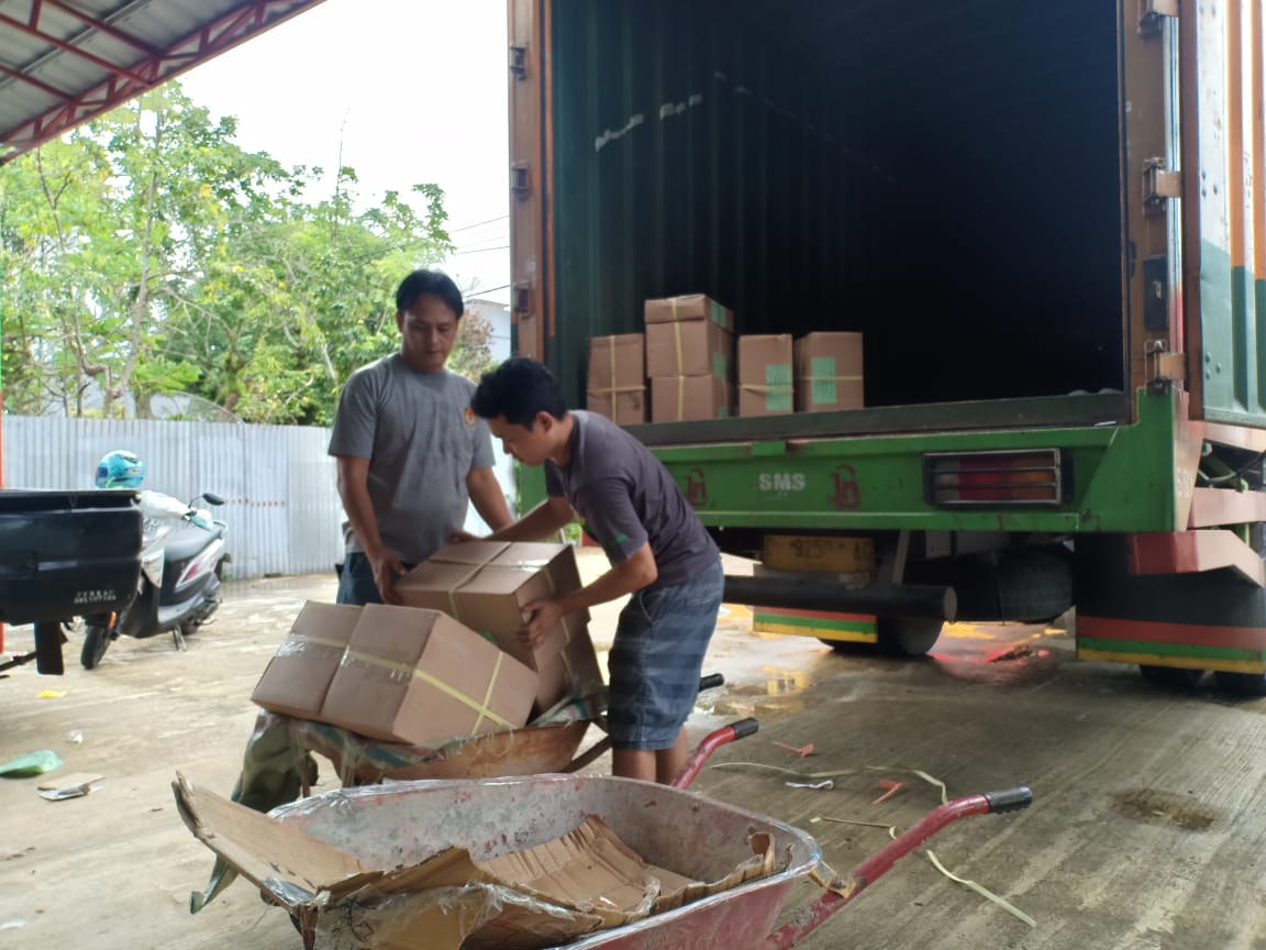 Jutaan Surat Suara Pemilu Tiba di KPU Bengkulu Utara