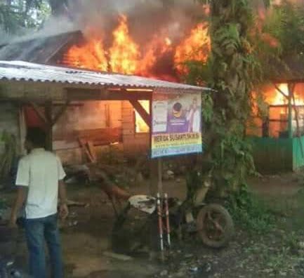 Gara-Gara Obat Nyamuk, Satu Rumah di Mukomuko Ludes Terbakar