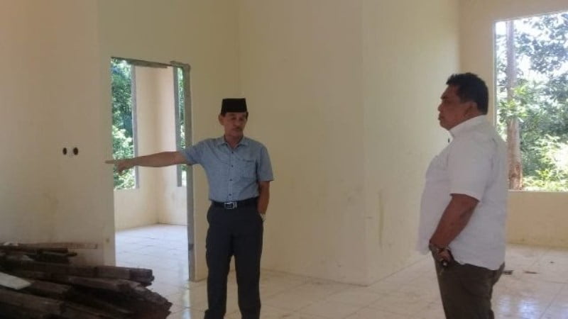Sidak gedung PGRI