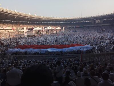 Massa Kampanye Akbar Prabowo sambut Istimewa Kehadiran Mbak Tutut dan Titiek Soeharto