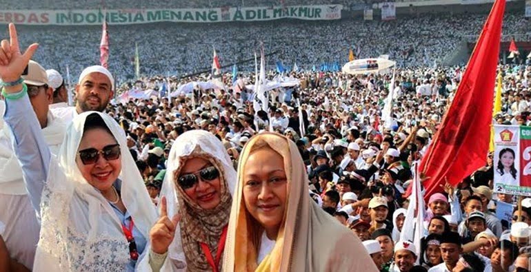 Kehadiran Tiga Putri Pak Harto Sempurnakan Suasana Kampanye Akbar Prabowo-Sandi