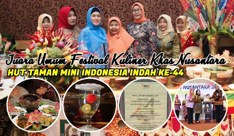 Bengkulu Raih Juara Umum Festival Kuliner Khas Nusantara VI di Jakarta