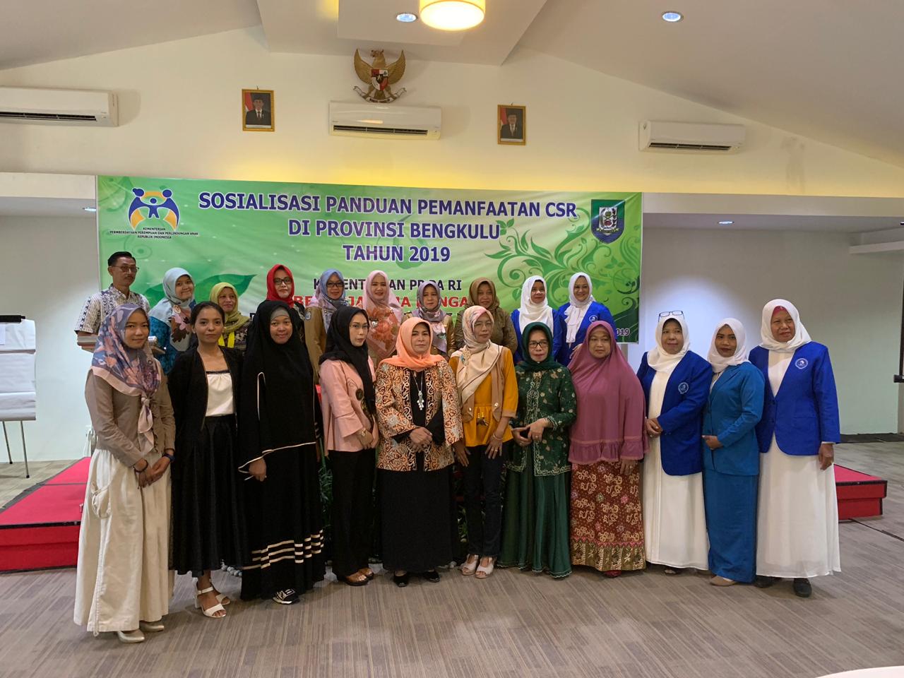 DP3AP2KB Provinsi Bengkulu Sosialisasi Pemanfaatan CSR