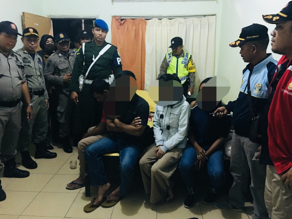 Dua Pasangan Bukan Muhrim Terjaring Razia di Kamar Hotel