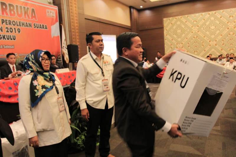 Pleno Terbuka KPU Provinsi Bengkulu Berlangsung Kondusif