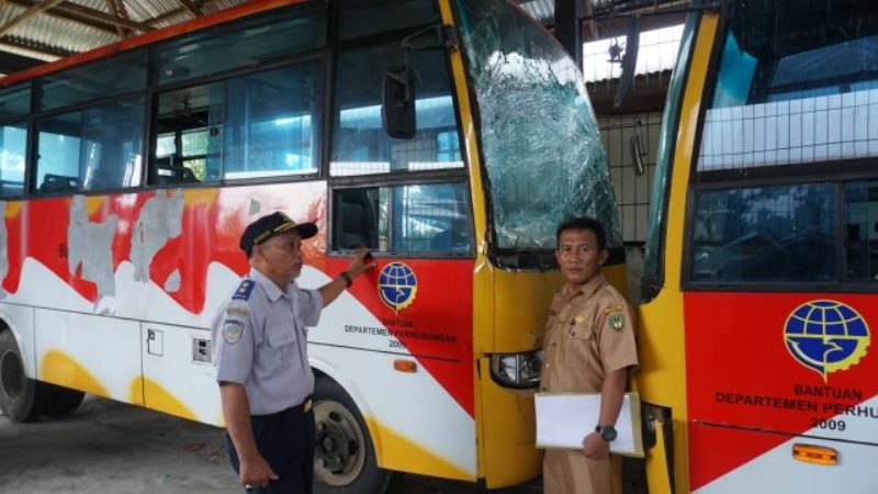 Bus Khusus Angkut Pelajar Kota Manna Siap Beroperasi