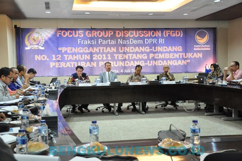 Fraksi Nasdem Dorong Revisi UU Nomor 12 Tahun 2011