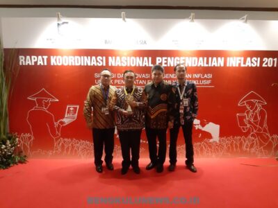 Foto : Provinsi Bengkulu Raih Penghargaan Pengendali Inflasi Terbaik Nasional