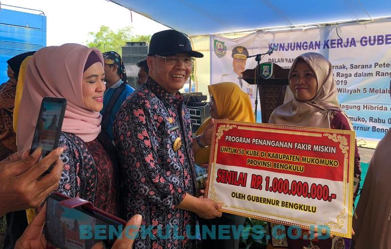 Gubernur Rohidin Serahkan 95 Ekor Sapi dan Bantuan Kube