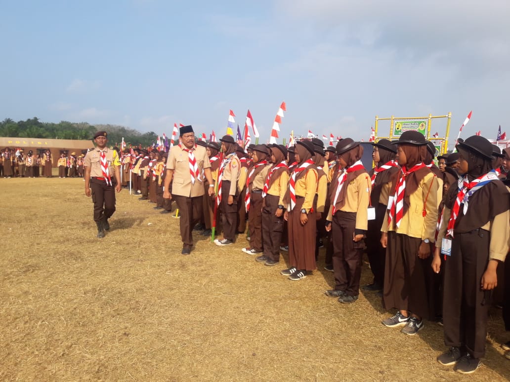 Jadi Inspektur Upacara HUT Pramuka ke 58, Ini Kata Bupati Mian