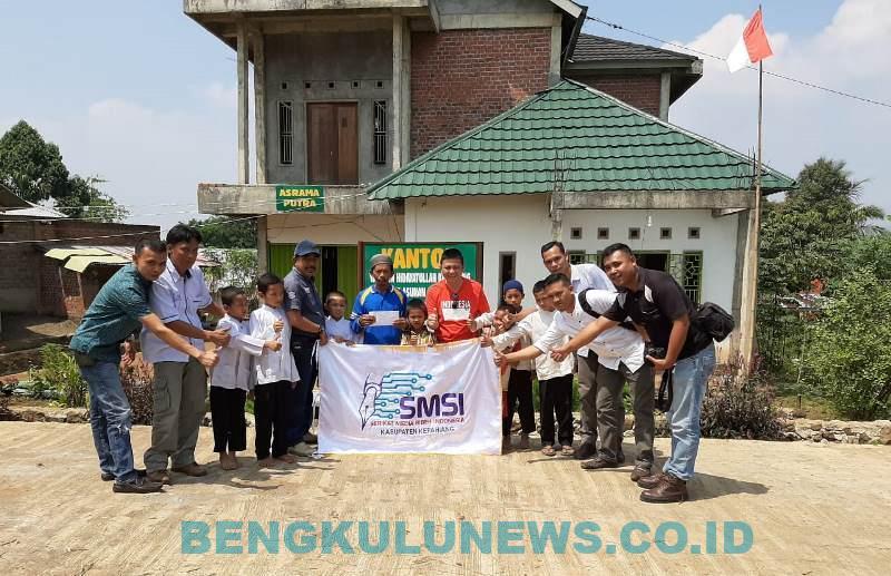 SMSI Kepahiang Berikan Santunan Anak Yatim Panti Asuhan Al–Kahfi