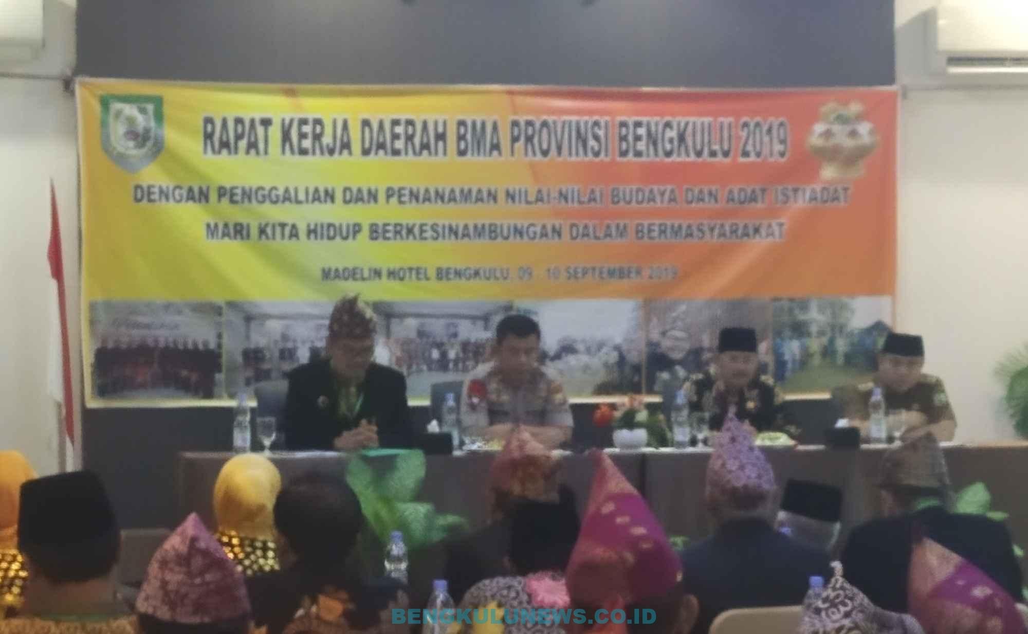 BMA Provinsi Bengkulu Minta Kontribusi Kepala Daerah Dimaksimalkan