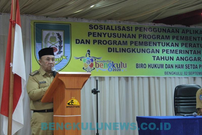 Sekda Bengkulu Imbau SOP Perda dan Pergub Diperjelas