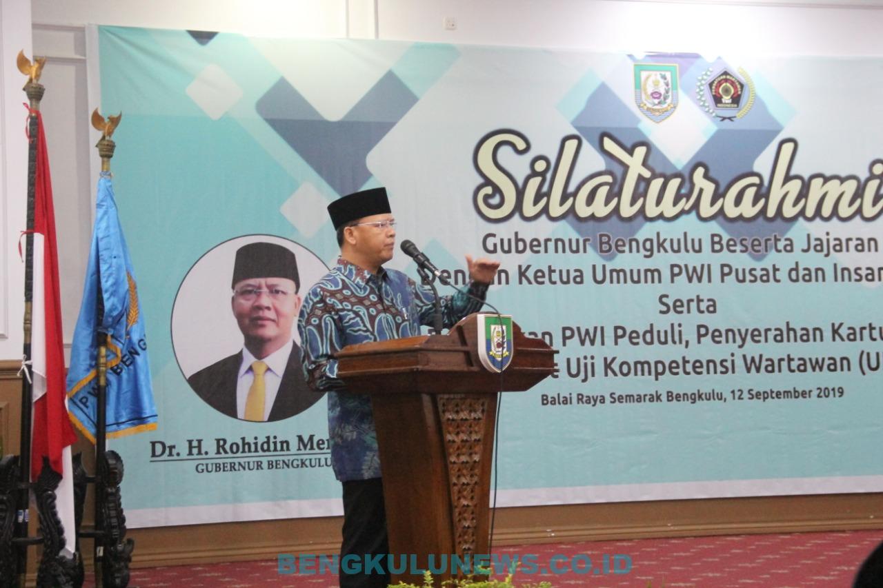 Gubernur Bengkulu : Wartawan itu Ditemani, Bukan Ditakuti