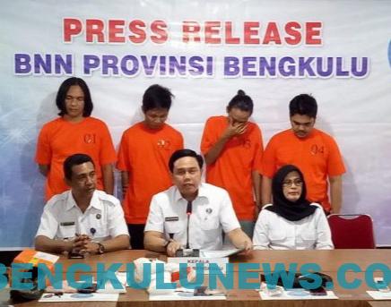 Lagi, BNNP Bengkulu Bekuk Pengedar Sabu Jaringan Lapas