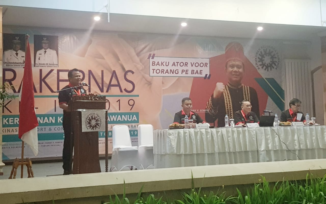 Rakernas III Kerukunan Keluarga Kawanua Rekomendasikan Tim Rekonsiliasi