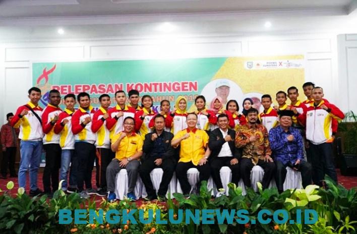 Gubernur Lepas 237 Kontingen Porwil Bengkulu