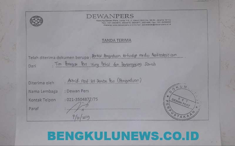 Somasi Media Online Berujung ke Dewan Pers