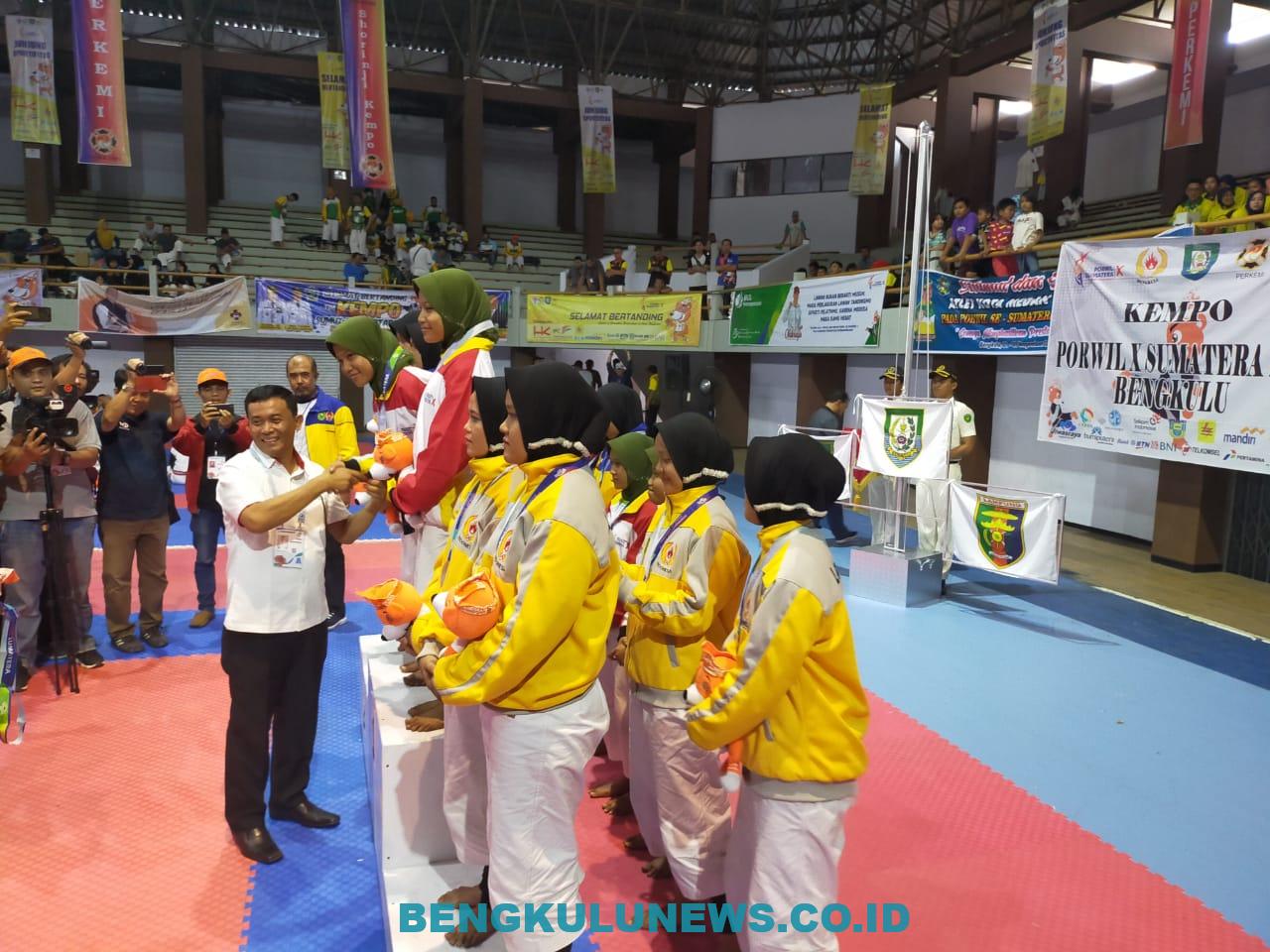 Cabor Kempo Bengkulu, Sumbang 1 Emas dan 2 Perunggu